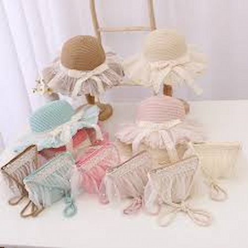 تصویر 2 از کلاه حصیری بچه‌ گانه عمده با مدل‌ های متنوع